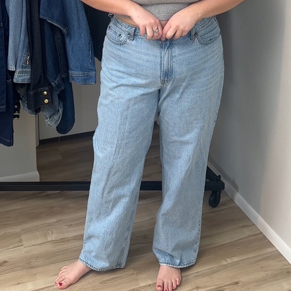 Abercrombie & Fitch Denim - Abercrombie & Fitch Light Blue Boyfriend Jeans
